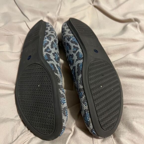 Rothy's Women's Leopard Print Flats - Gray and Blue - Picture 5 of 6
